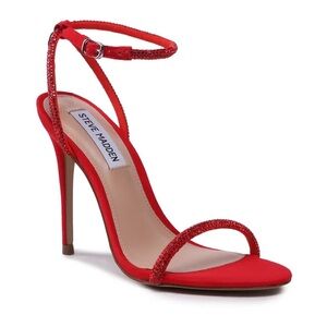 Steve Madden Breslin Heeled Sandal Red